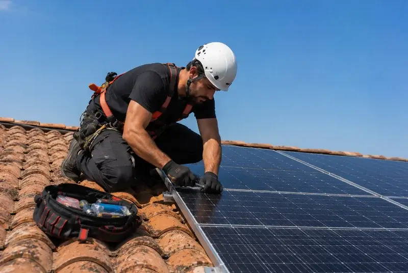 Maintenance et monitoring de panneaux solaires à Roquesérière