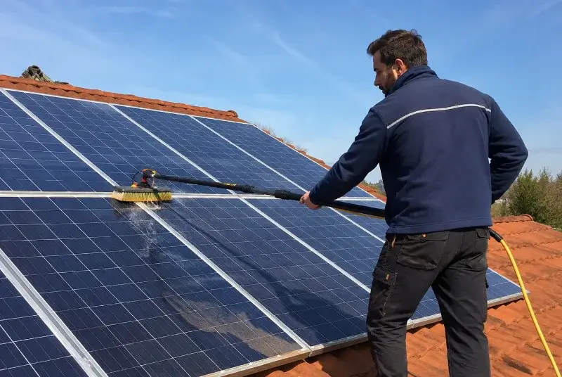 Nettoyage et entretien de panneaux solaires à Roquesérière